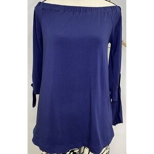 Alpha Studio Women's  3/4‎ Slevee Blue Royal Color Size 40  S